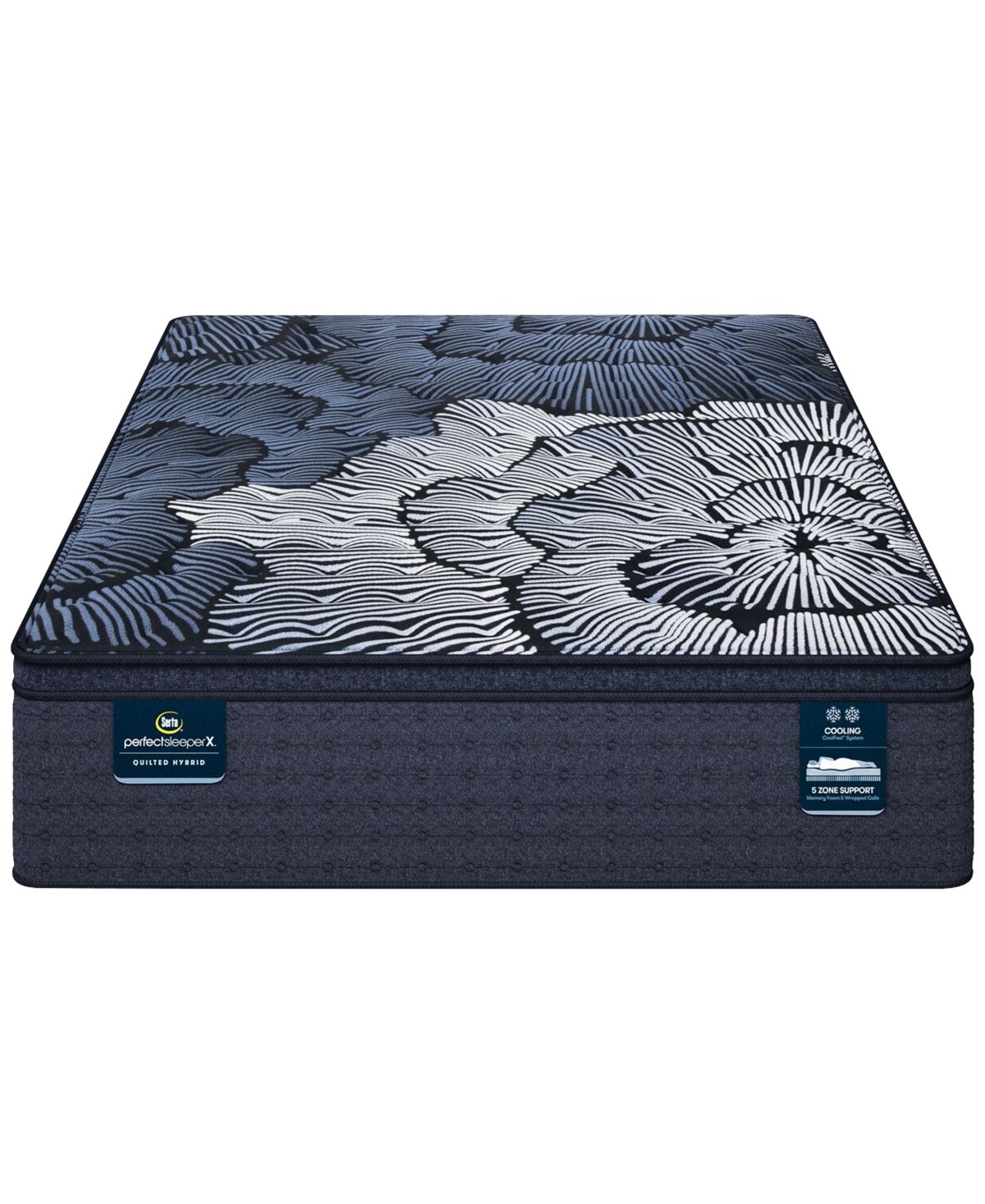 Serta Perfect Sleeper X Max Firm Pillow Top 15.25" Quilted Hybrid Mattress Set In No Color