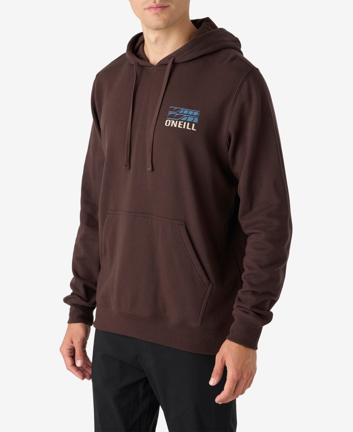 O'Neill Men's Fifty Two Pullover Fleece Hoodie - Seal Brown 2