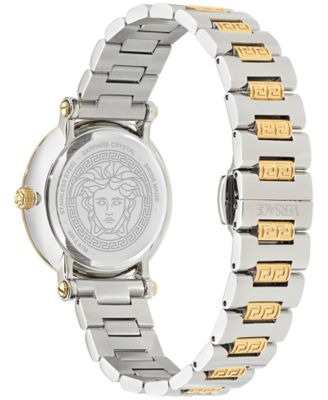 Women's Swiss Greca Sphere Two-Tone Stainless Steel Bracelet Watch 35mm