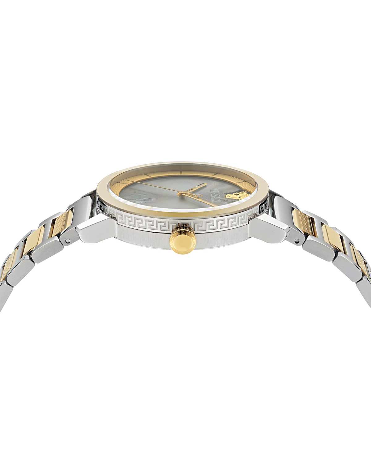 Versace Men's Swiss Two-tone Stainless Steel Bracelet Watch 40mm In Two Tone