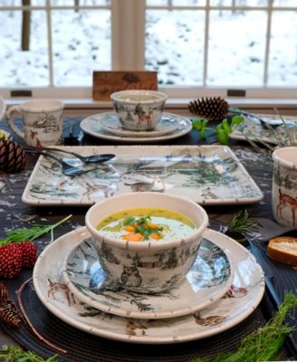 Winter's Frost Dinner Plates, Set of 4