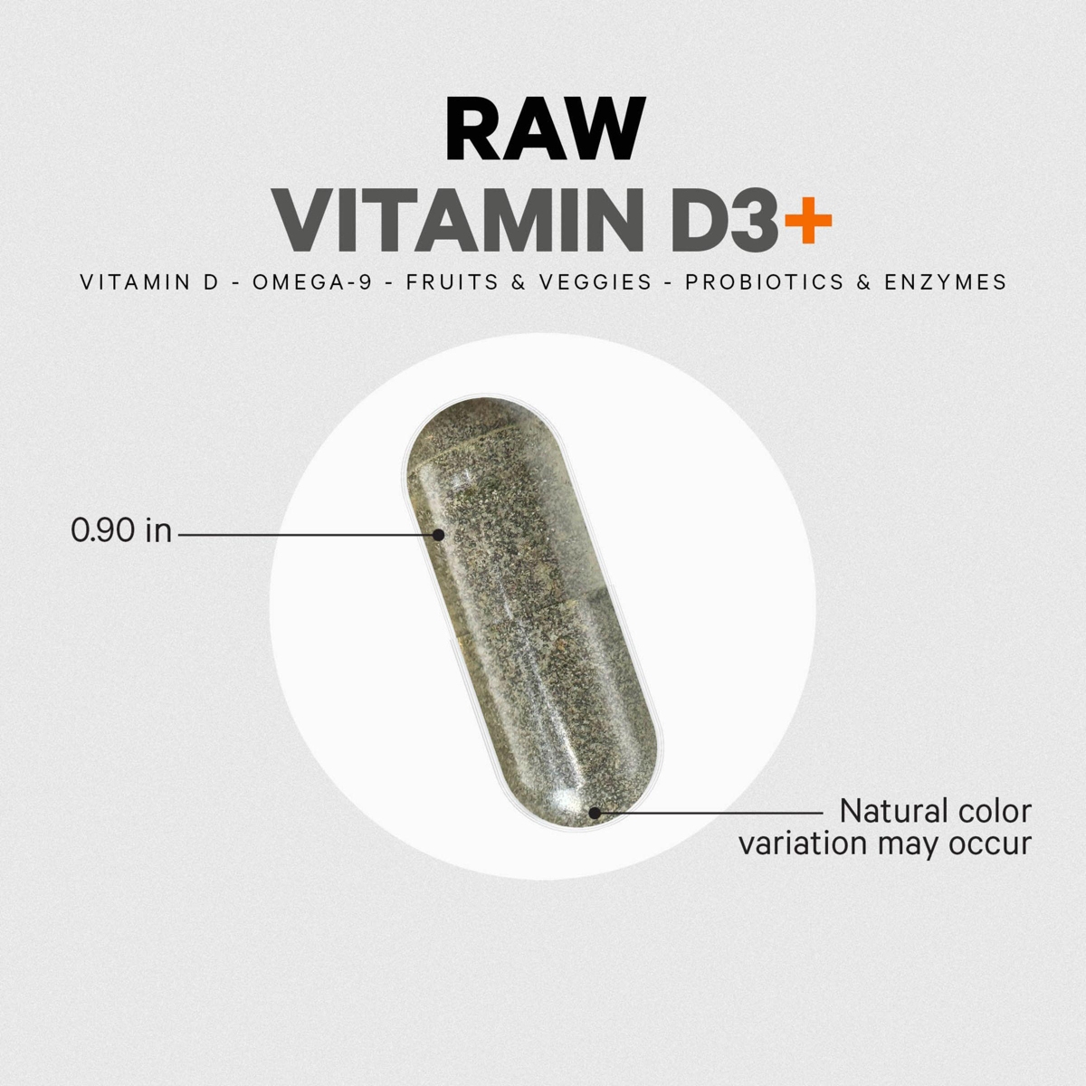 Codeage Raw Vitamin D3+ High Potency 5000 Iu Supplement From Saccharomyces Cerevisiae - Raw Vitamin Enhanced with Omega-9, Probiotics, Digestive Enzym