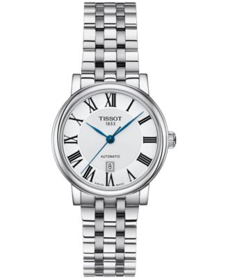 Women's Swiss Automatic Carson Stainless Steel Bracelet Watch 30mm