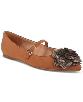 Sam and Libby Women's Maya Flower Mary Jane Flats - Macy's