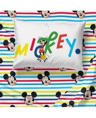 Sunny Side Up Disney Mickey Mouse Twin Sheet Set - Macy's