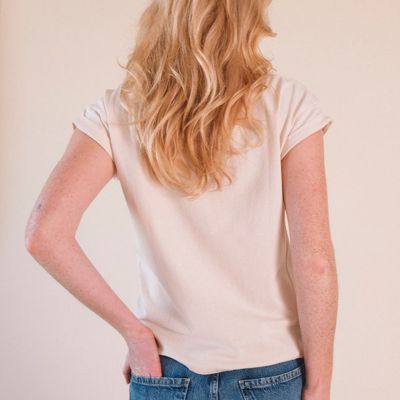 Plus Size Jane Cuffed Hemp Tee