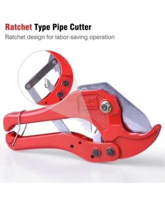 1/2" 3/4" 3/8" PEX Crimper Set Crimping Tool Kit with Go/no Go Gauge Pipe Cutter