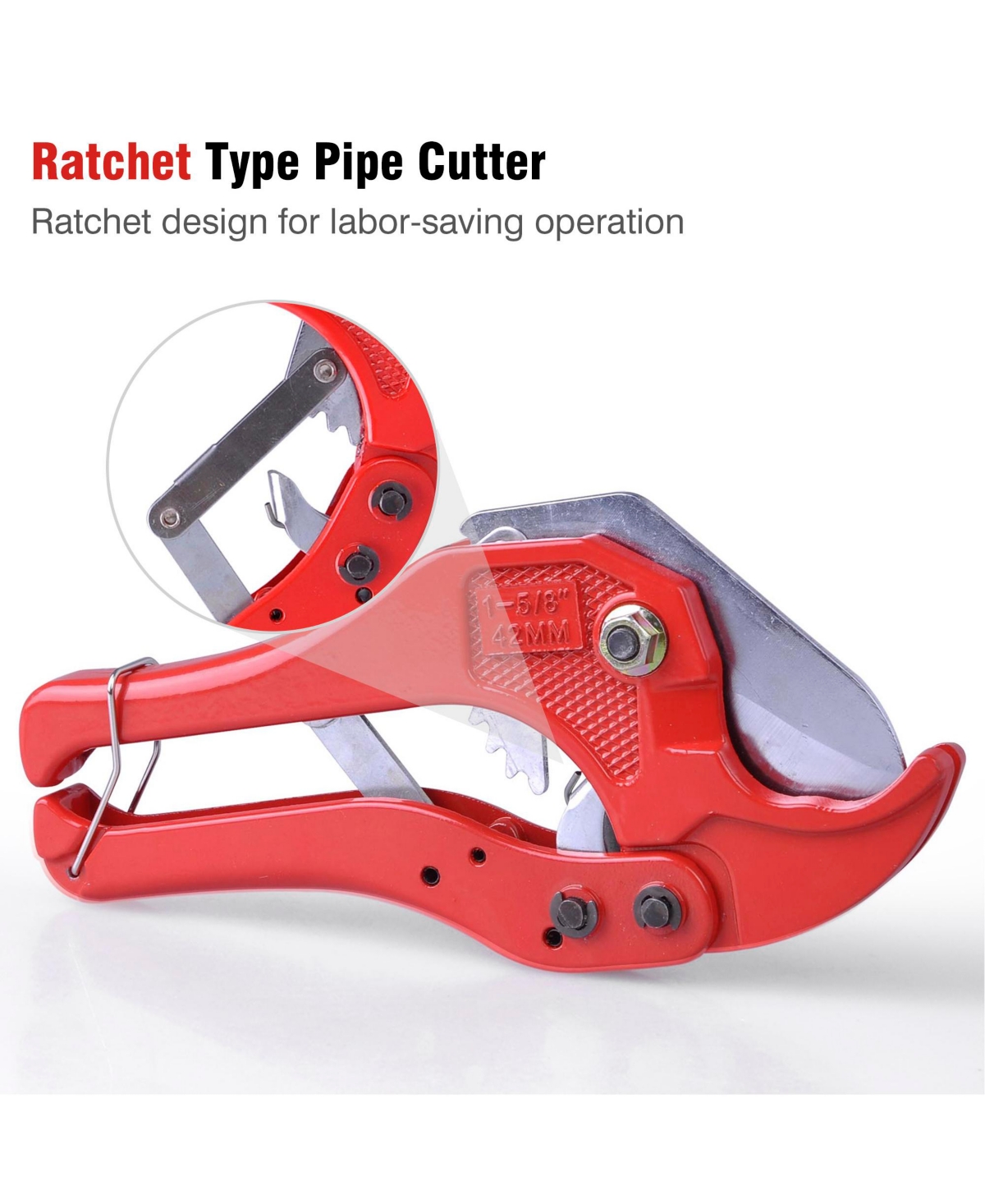 1/2" 3/4" 3/8" Pex Crimper Set Crimping Tool Kit with Go/no Go Gauge Pipe Cutter