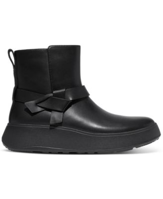 FitFlop Women's F-Mode Knotted-Strap Platform Booties