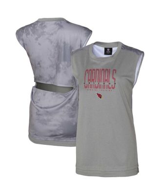 Women's Gray Arizona Cardinals No Sweat Tank Top