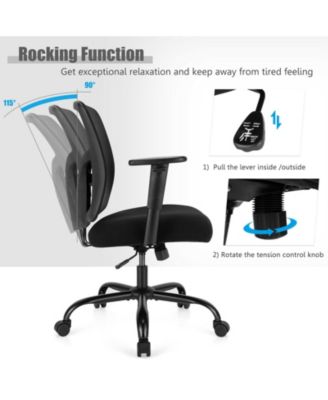 400LBS Mesh Big and Tall Office Chair Swivel Task Chair