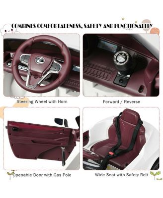 Lexus LC500 Licensed Kids 12V Ride Remote Control Electric Vehicle