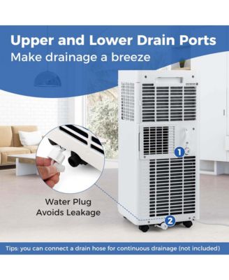 Portable Air Conditioner 8000 BTU 3 in 1 AC Unit with Fan & Dehumidifier Sleep Mode