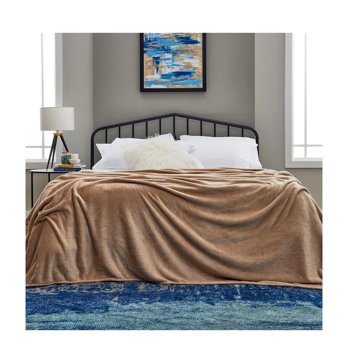 Cosy House Collection Everyday 1500 Series Fleece Blanket - Bedroom Essentials - All Season