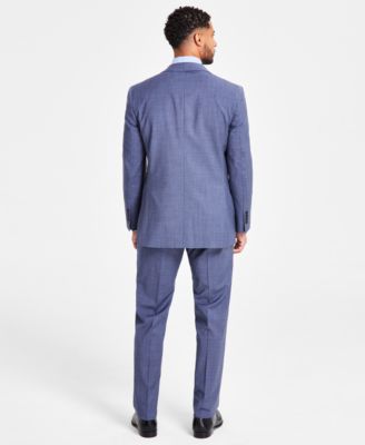 Brooks Brothers B By  Mens Classic Fit Wool Blend Suit In Blue Multi