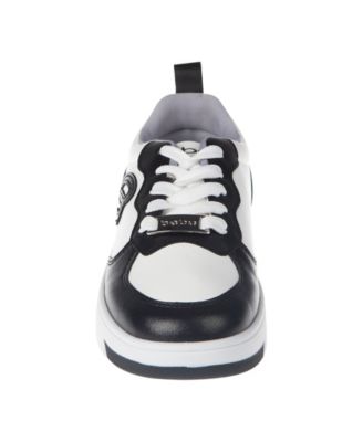 Little and Big Girls Low Top Court "B" Applique Sneaker 