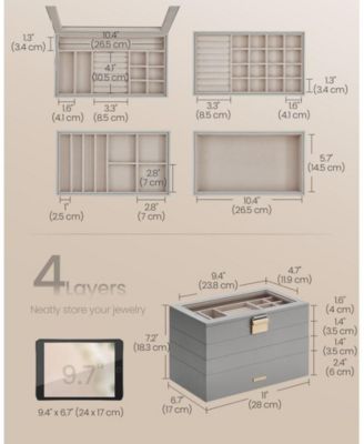 Stackable Jewelry Storage Trays – Efficient Organization for All Your Accessories