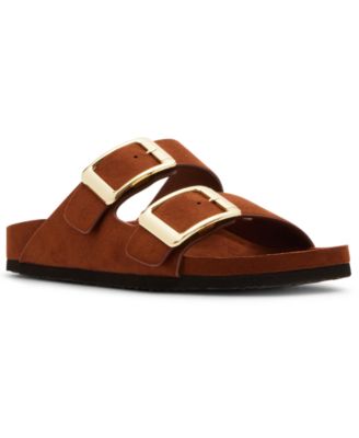 Madden Girl - Bodie Buckle Footbed Slide Sandals