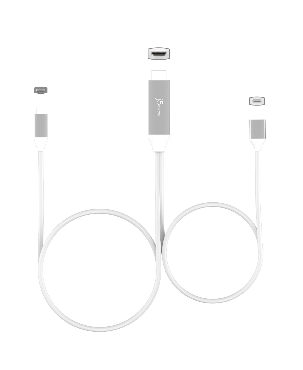 j5create Usb-c to 4K Hdmi Cable With PD100W Pass-Through, JCC155G