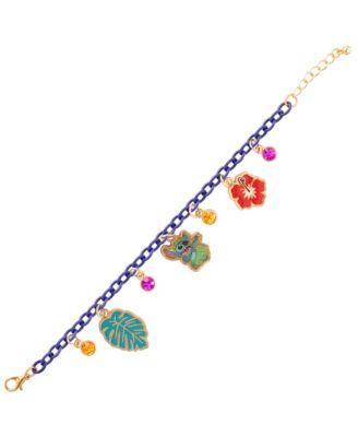 Lilo & Stitch Purple Chain Charm Bracelet