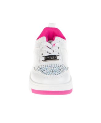 Toddler Girls Court Rhinestones Sneakers 