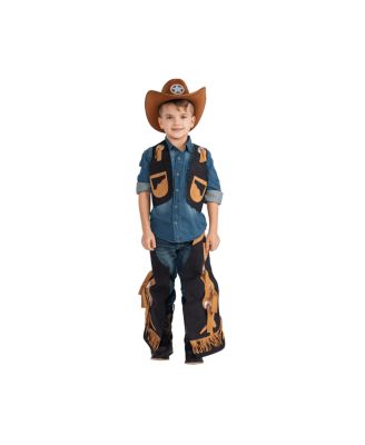 Toddler Cowboy Chaps and Vest Costume Boys/Girls