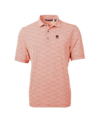 Men's Auburn Tigers Alumni Logo DryTec Virtue Eco Pique Botanical Print Polo