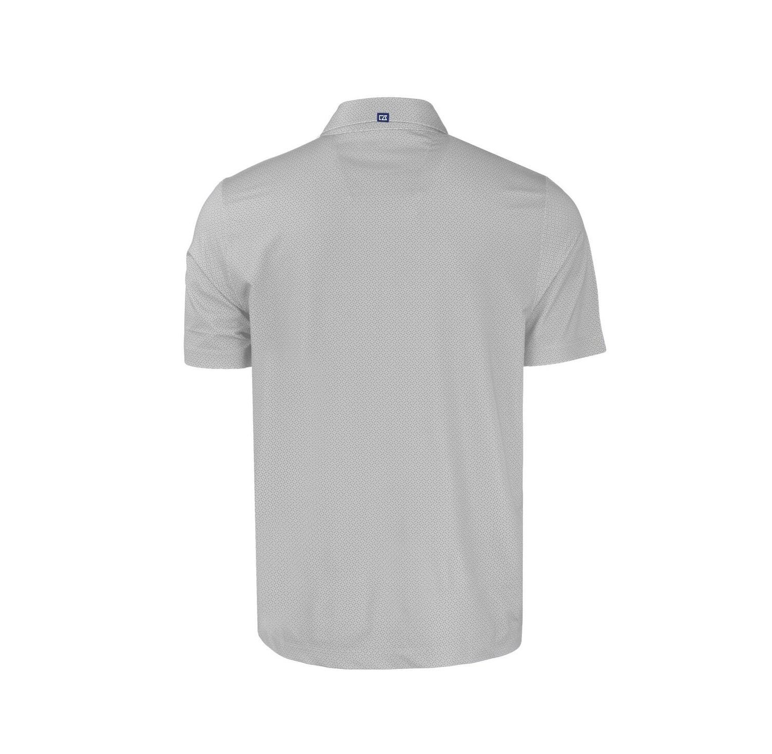 Men's Gray Bradley Braves Pike Eco Tonal Geo Print Stretch Polo
