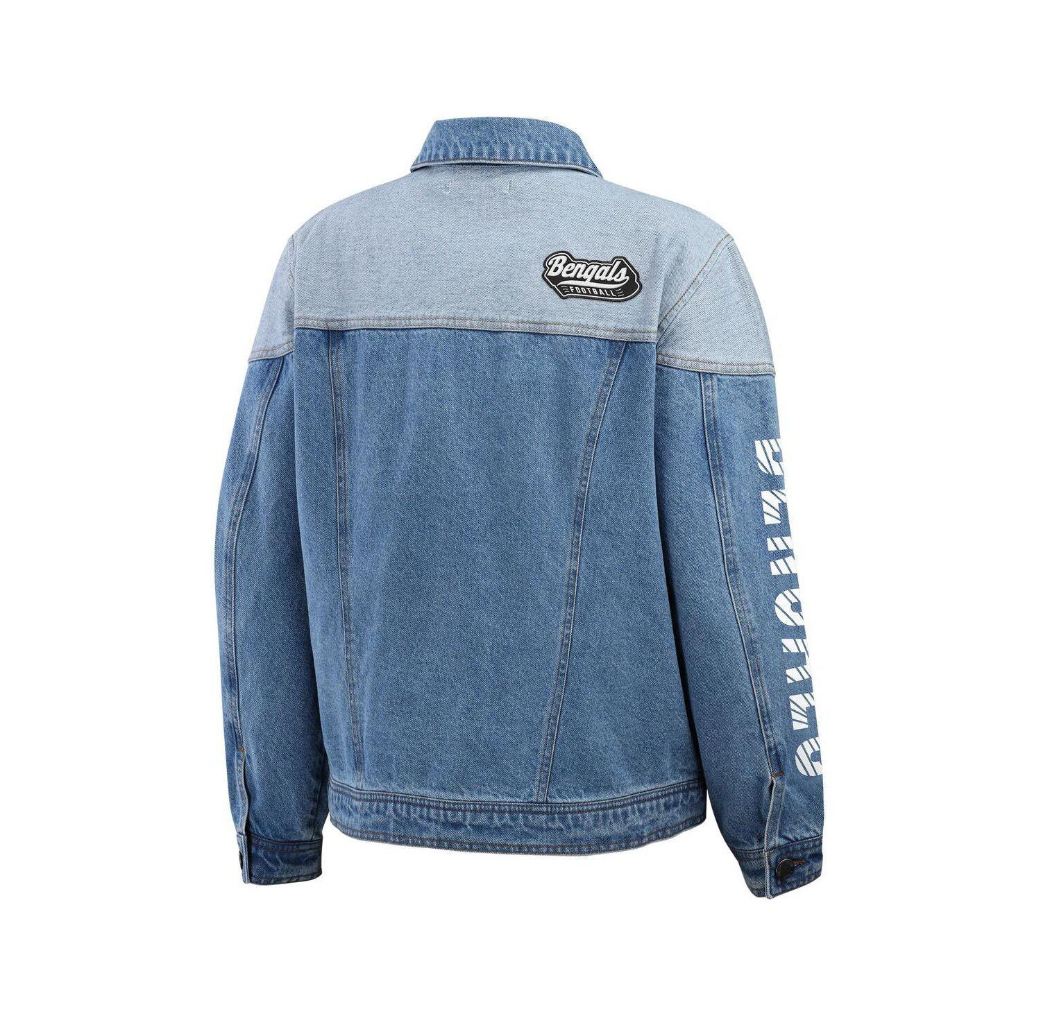 Women's Cincinnati Bengals Full-Button Denim Jacket