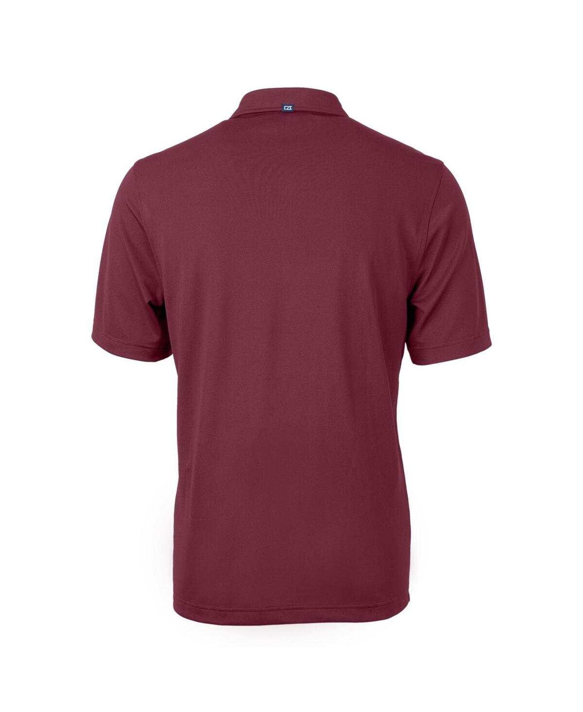 Cutter & Buck Men's South Carolina Gamecocks Vault Drytec Virtue Eco Pique Polo In Garnet