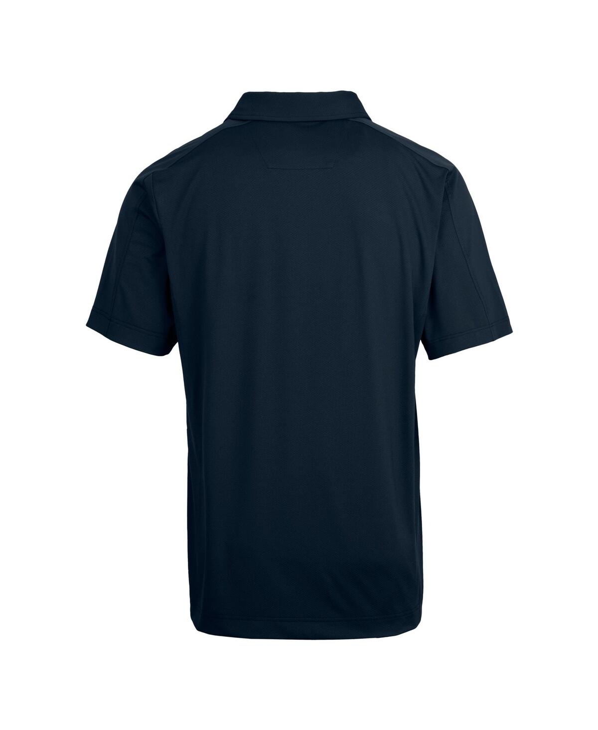 Cutter & Buck Men's Navy Syracuse Orange Vault Prospect Textured Stretch Polo In Navy
