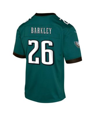 Big Boys and Girls Saquon Barkley Midnight Green Philadelphia Eagles Team Player Game Jersey