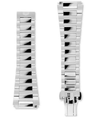 Men's Swiss Automatic Chronograph Highlife Green Leather Strap Watch 41mm