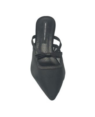 Women's Mesh Toe Kitten Heel