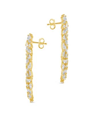 Gwen Cubic Zirconia Statement Drop Earrings