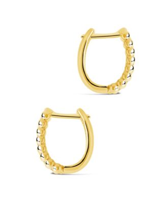 Ellerie Cubic Zirconia Micro Hoop Earrings