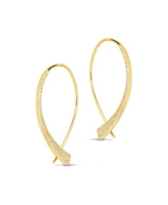 Carlotta Cubic Zirconia Threader Earrings