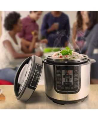 6 Quart Digital Pressure Cooker with 14 Pre-set Multi Function Features