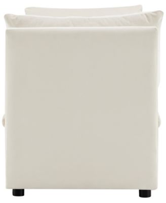 Abbyson Living Becca 28.5" Wood Upholstered Daybed