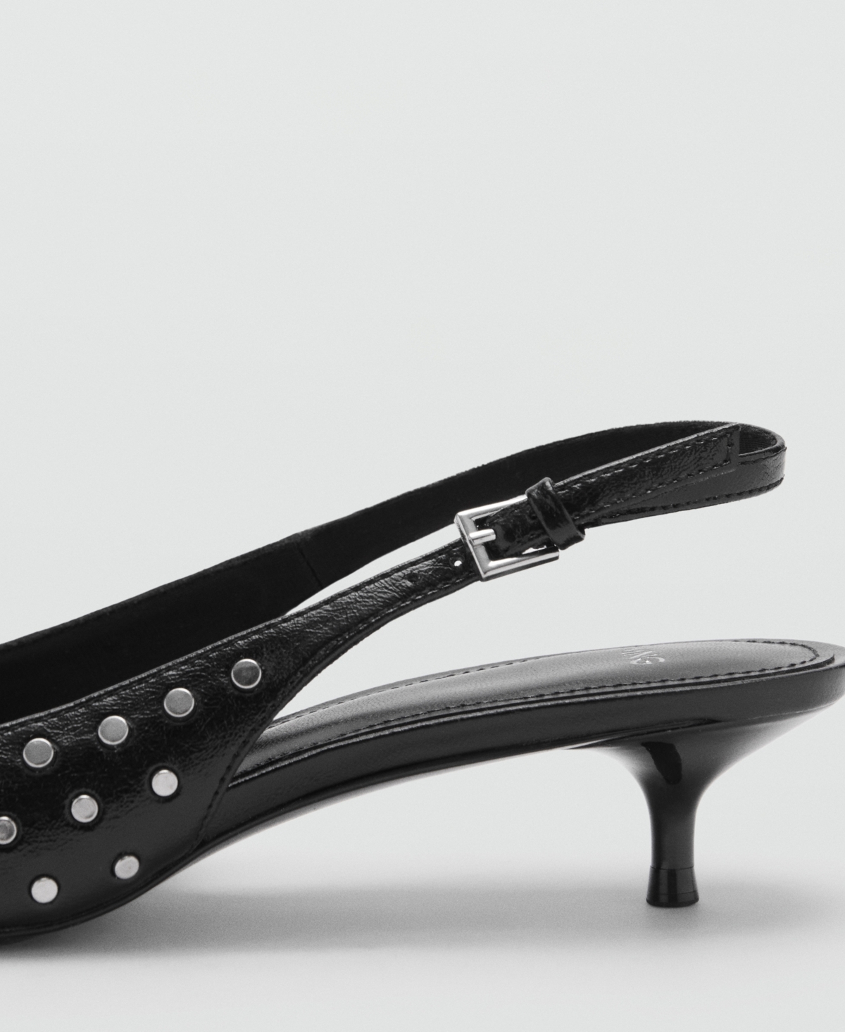 Mango Women's Studded Slingback Shoes