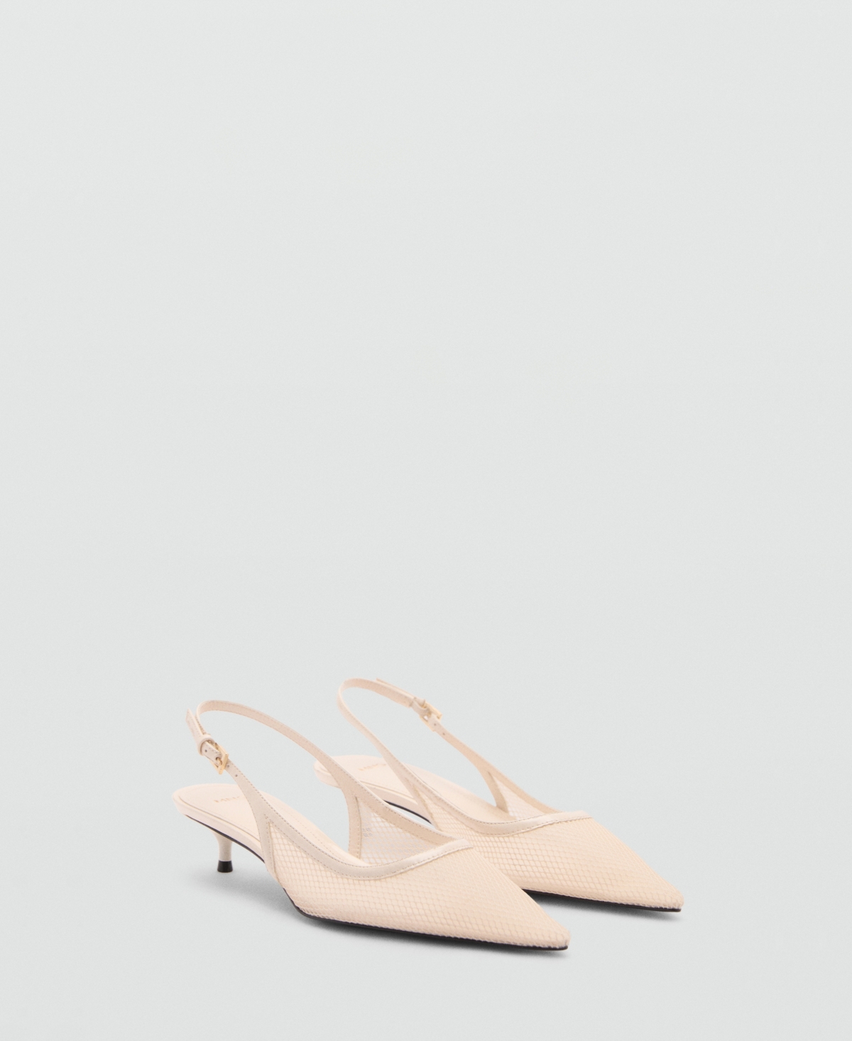 Mango Women's Heeled Mesh Shoes