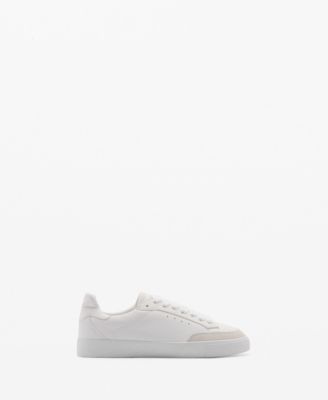 Women's Leather Panel Sneakers