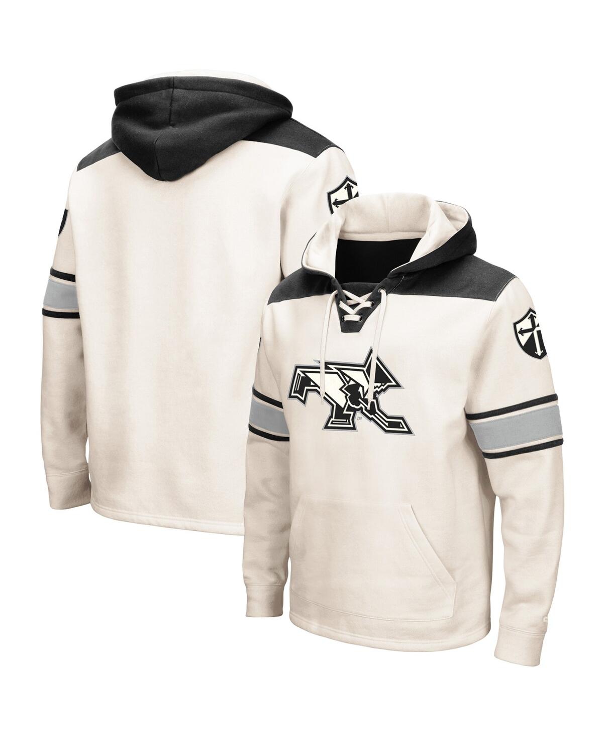Colosseum Men's Providence Friars 2.0 Lace-up Pullover Hoodie In Cream