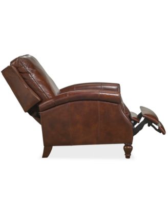 leeah leather pushback recliner