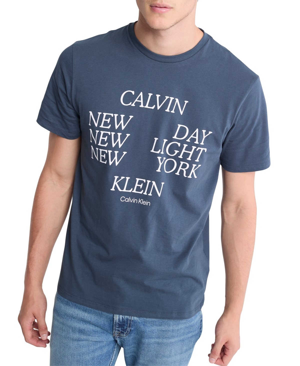 Calvin Klein Men's New Day Logo Graphic T-Shirt