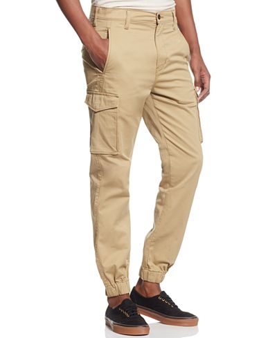 Levi's Men's Banded Slim-Fit Cargo Joggers - Pants - Men - Macy's
