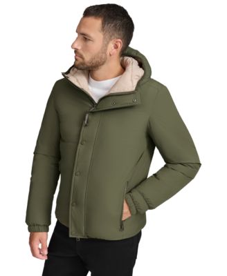 Men's Ripstop Hooded Puffer Jacket