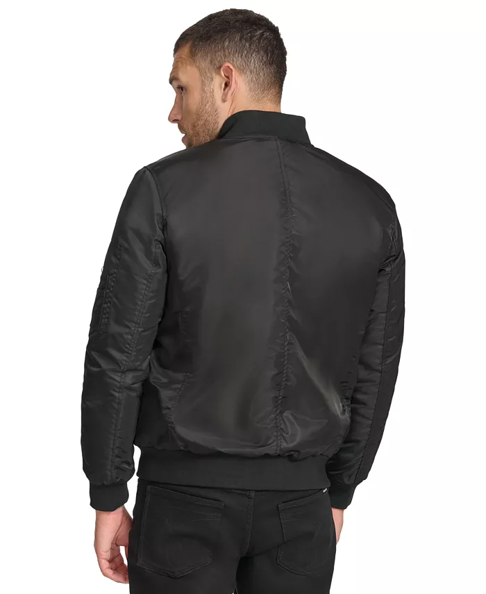 Men's Classic MA-1 Nylon Bomber Jacket - thumbnail 7