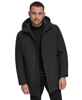 Calvin klein hooded softshell raincoat online