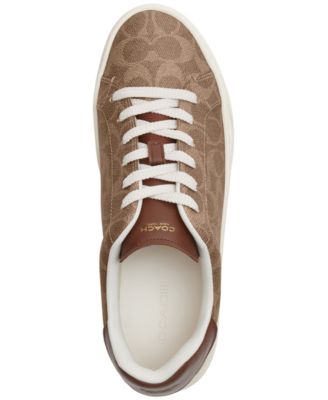High Line Update Signature Canvas Lace-Up Sneakers